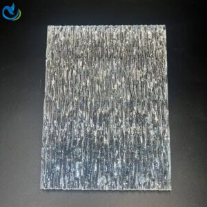 Large Striped Crushed Ice Pattern Acrylic Sheet
